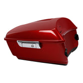 HR3 Wicked Red / Twisted Cherry King Size Tour Pack Luggage with Speaker Cut Outs For 14-24 Harley Touring