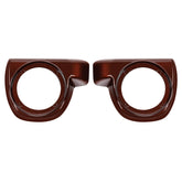 HR3 Auburn Sunglo & Black Hole With Rich Bourbon Lower Fairing Speaker Pods For Harley Touring Models 2014-2024