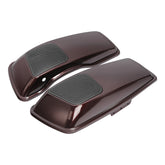 HR3 Twisted Cherry 6 X 9" Saddlebags Lid Speaker Cutouts W/ Grill For Harley Touring Models 2014-2023