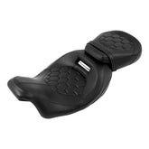 C.C. Rider Rubicon Low-Profile 2-Up Seat for Harley Touring 2009-2023