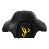 C.C. RIDER Touring Seat Passenger Seat With Backrest For Harley CVO Road Glide Electra Glide Street Glide Road King, Black Yellow, 2014-Later(副本)