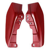 HR3 Wicked Red Mid-Frame Air Deflectors For Harley Touring and Trike Models 2009-2024