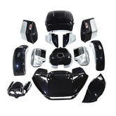 HR3 Midnight Blue / Barracuda Silver 2019RGU Complete Body Fairing Kit For Harley Road Glide Limited FLTRK 15-23