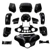 HR3 Black Denim Complete Body Fairing Kit For Harley Ultra Limited FLHTK 14-23