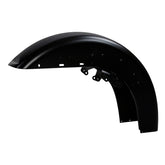 HR3 Black Denim Motorcycle 18" Front Mudguard Fender (can be installed with lighting)For Harley Touring Electra Glide Ultra Limited Tri Glide 14-23