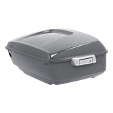 HR3 Gunship Gray King Size Touring Trunk Luggage with Speaker Cut Outs For Harley Touring 14-24