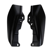 HR3 Black Denim Mid Frame Air Heat Deflectors For Harley Touring and Trike Models 09-24