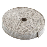 Custom Chrome 1" x 50' Fibreglass Exhaust Manifold Header Pipe Heat Wrap Thermal Tan Tape Roll