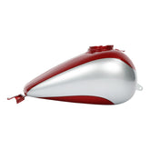HR3 Wicked Red / Barracuda Silver Fuel Gas Tank For 2008-2023 Harley Touring Models