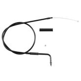 Custom Chrome 32.5" & Free5" Black Vinyl Throttle Cable Fits For Harley Dyna Softail 1996-2006