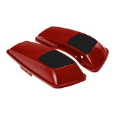 HR3 Wicked Red 6 X 9" Saddlebags Lid Speaker Cutouts W/ Grill For Harley Touring Models 2014-2023