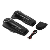 HR3 Black Denim Hard Saddlebag Lids Fit For STREET GLIDE SPECIAL FLHXS 2015-2017 -2022