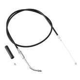 Custom Chrome 98cm & Free 12cm Black Vinyl Throttle Cable Fits For Harley Touring FL 2002-2007