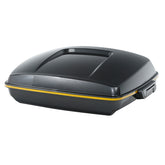 HR3 Gold / Black Geometric 5.5" Razor Style Touring Trunk For 14-24 Touring