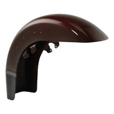 HR3 Black Forest & Wineberry Motorcycle 18" Wide Tire Front Mudguard Fender For Harley Touring Models 2014-2023