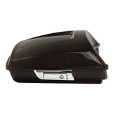 HR3 Black Forest & Wineberry 5.5" Razor Style Touring Trunk Luggage For 14-24 Harley Touring