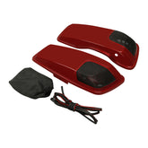 HR3 Wicked Red CVO Saddlebag Lids With 5" x 7" Speaker Cutouts For Harley Touring Models 2014-2023