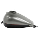 HR3 Billet Silver / Vivid Black Gas Tank For 2008-2023 Harley Touring Models