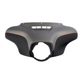 HR3 Industrial Gray Denim / Black Denim Outer Batwing Fairing Cowl Upper