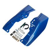 HR3 Mako Shark Fade Mid-Frame Air Deflectors For Harley Touring and Trike Models 2017-2024