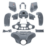 HR3 Gunship Gray Complete Body Fairing Kit For Harley Street Glide Special FLHXS 14-23