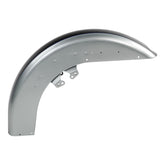 HR3 Midnight Blue / Barracuda Silver Motorcycle 18" Front Mudguard Fender (can be installed with lighting)For Harley Touring Electra Glide Ultra Limited Tri Glide 14-23