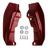 HR3 Mysterious Red Sunglo Mid-Frame Air Deflectors For Harley Touring and Trike Models 09-24