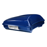 HR3 Bright Billiard Blue 5.5" Razor Style Touring Trunk Luggage For 14-24 Harley Touring
