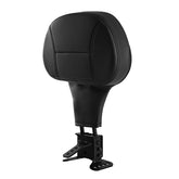 C.C. RIDER Rider Backrest Phone Pocket 2 Up Seat Driver Backrest Pad For Harley Touring CVO Street Glide Road Glide Electra Glide Road King, 1988-2025