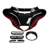 HR3 Starfire Black / Atomic Red Outer Batwing Fairing Cowl Upper 2017 CVO STREET GLIDE(FLHXSE)