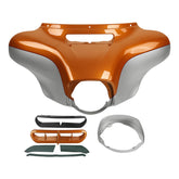 HR3 Amber Whiskey / Brilliant Silver Pearl Outer Batwing Fairing Cowl Upper 2014 ELECTRA GLIDE ULTRA LIMITED ( FLHTKL )