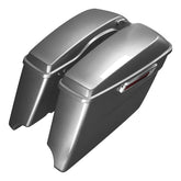 HR3 Charcoal Pearl CVO Stretched Saddlebags For 14-23 Harley Touring