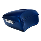 HR3 Superior Blue 2015UL 13.7" King Size Touring Trunkk Luggage For 14-24 Harley Touring