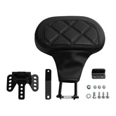 C.C. RIDER Rider Backrest 2 Up Seat Driver Backrest Pad For Harley Touring CVO Electra Glide Road King Street Glide Road Glide, 1988-2025