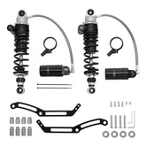 Custom Chrome Remote Reservoir Rear Suspension Shocks Fit For Harley Electra Street Glide 1994-2024