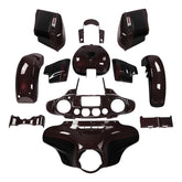 HR3 Midnight Crimson / Vivid Black For Harley STREET GLIDE SPECIAL (FLHXS ) Fairing Kit 2014-2023