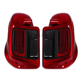 HR3 Velocity Red Sunglo 2017S Vented Lower Fairing Kit For Harley Touring Models 2014-2023 (Fits water cooled models)