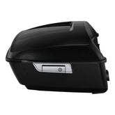 HR3 Black Quartz 2016RGS King Size Touring Trunk Luggage with Speaker Cut Outs For 14-24 Harley Touring