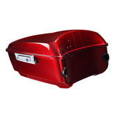 HR3 Velocity Red Sunglo 2017S King Size Touring Trunk Luggage with Speaker Cut Outs For 14-24 Harley Touring