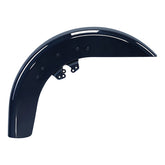 HR3 Billiard Blue Motorcycle 18" Wide Tire Front Mudguard Fender For Harley Touring Models 2014-2023