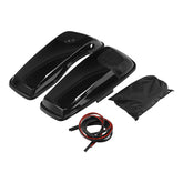 HR3 Vivid Black CVO Saddlebag Lids With 5" x 7" Speaker Cutouts For Harley Touring Models 2014-2023
