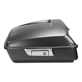 HR3 Charcoal Pearl 10.7" Chopped Style Touring Trunk Luggage For 14-24 Harley Touring