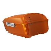 HR3 Amber Whiskey 2014SG 13.7" King Size Touring Trunk Luggage For 14-24 Harley Touring