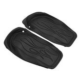 C.C. RIDER Saddlebag Lid Covers Fire Stitching For Harley Touring Street Road Glide 2014-2023