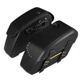 C.C.RIDER Leather Detachables Saddlebags Brass Trimming Side Bags For BMW R18 Classic, 2020-2024
