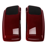 HR3 Billiard Red 6 X 9" Saddlebags Lid Speaker Cutouts W/ Grill For Harley Touring Models 2014-2023