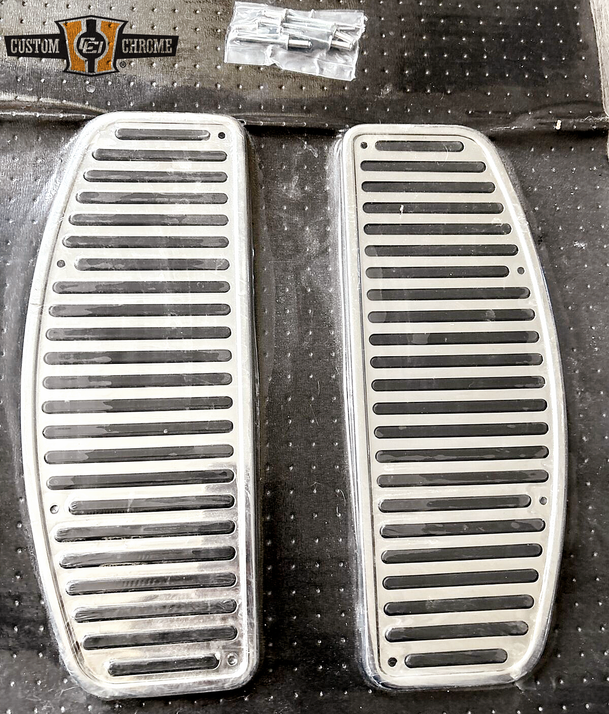 Replacement Rectangular Foot Floorboard Pads Fit For Harley Davidson Touring