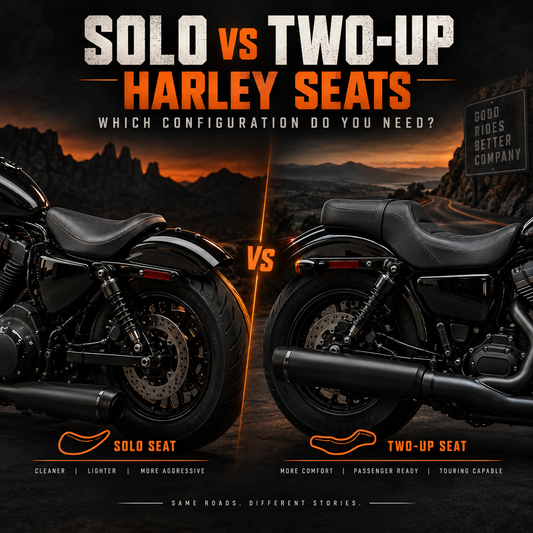 Solo vs Two-Up Harley Seats: Which Configuration Do You Need?
