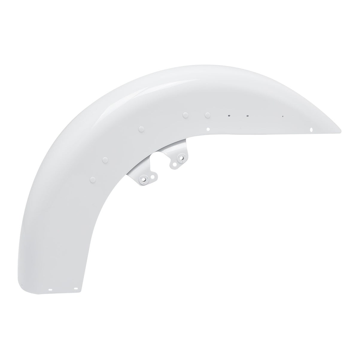 HR3 Stone Washed White Pearl Motorcycle 18" Front Mudguard Fender(can be installed with lighting) For Harley Touring Electra Glide Ultra Limited Tri Glide 14-23