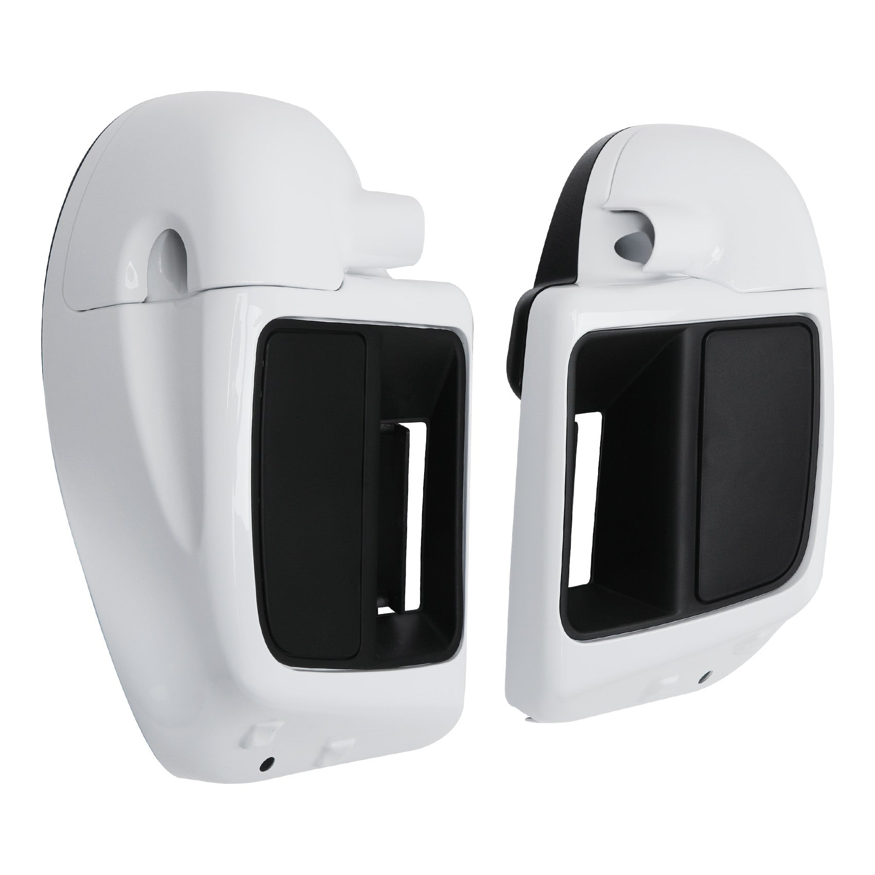 HR3 Stone Washed White Pearl Vented Lower Fairing Kit For Harley Touring models 2014-2024